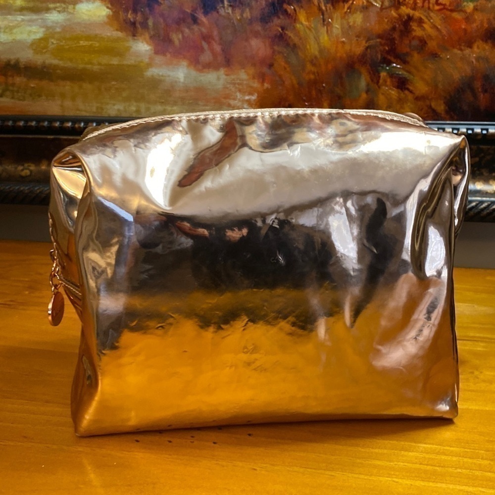 Tula Rose Gold Makeup Bag NWOT